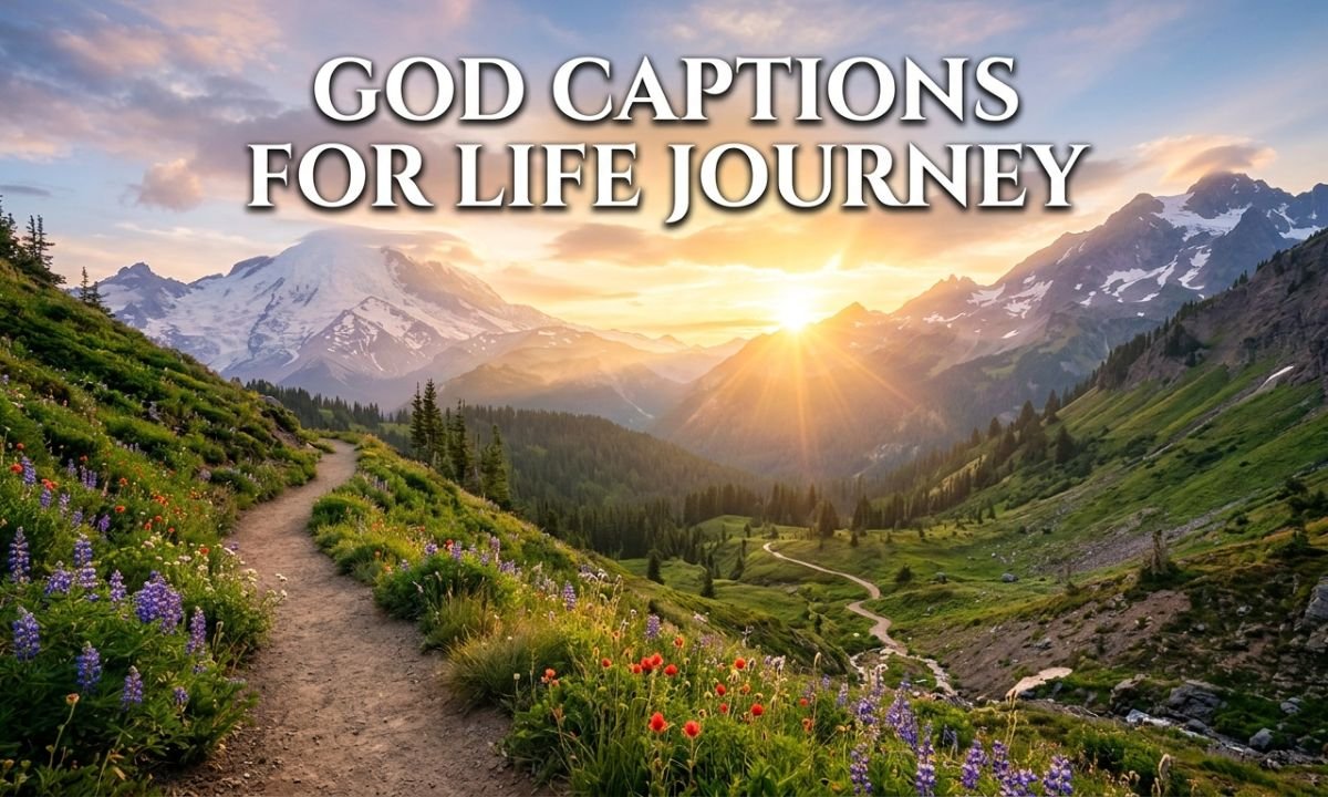 God Captions for Life Journey