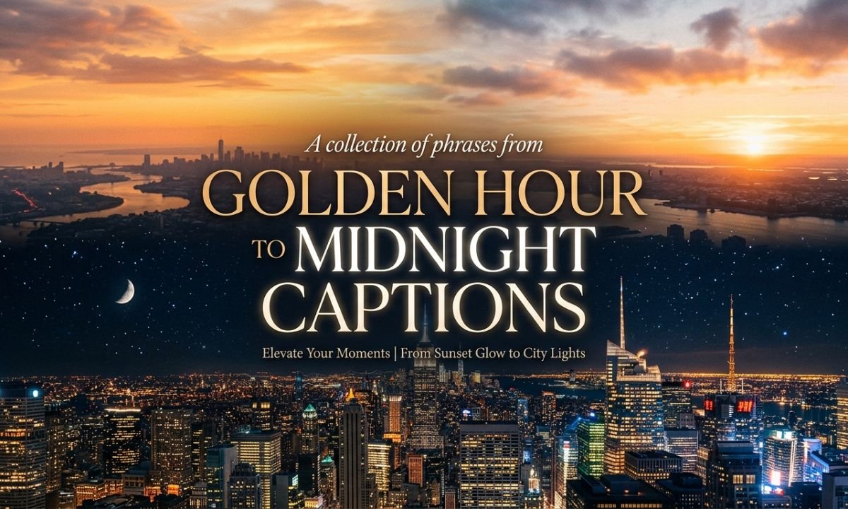 Golden Hour to Midnight Captions
