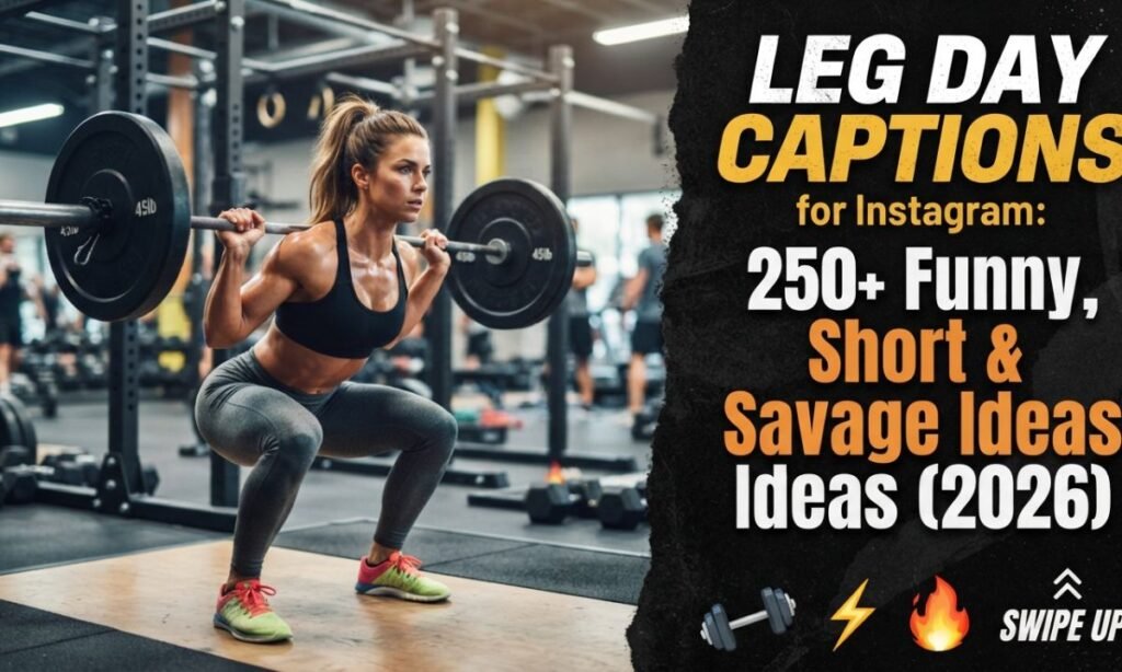 Leg Day Captions for Instagram 250+ Funny, Short & Savage Ideas (2026)