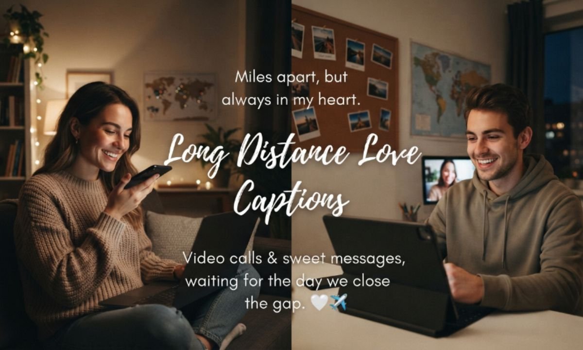 Long Distance Couple Captions