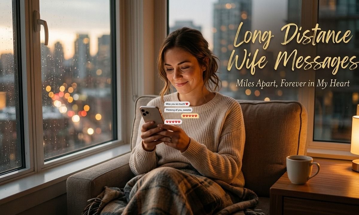 Long Distance Wife Messages
