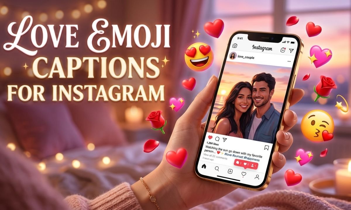 Love Emoji Captions for Instagram