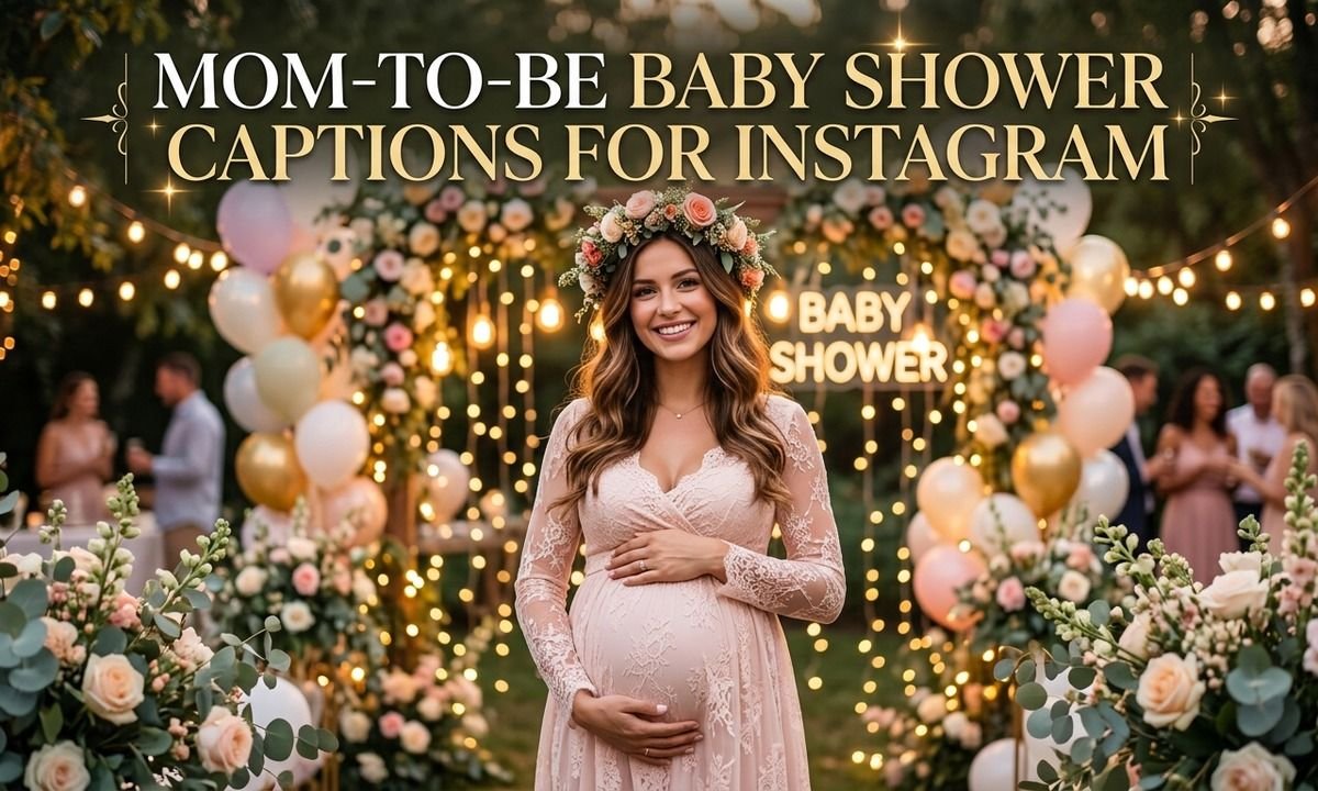 Mom-to-Be Baby Shower Captions for Instagram