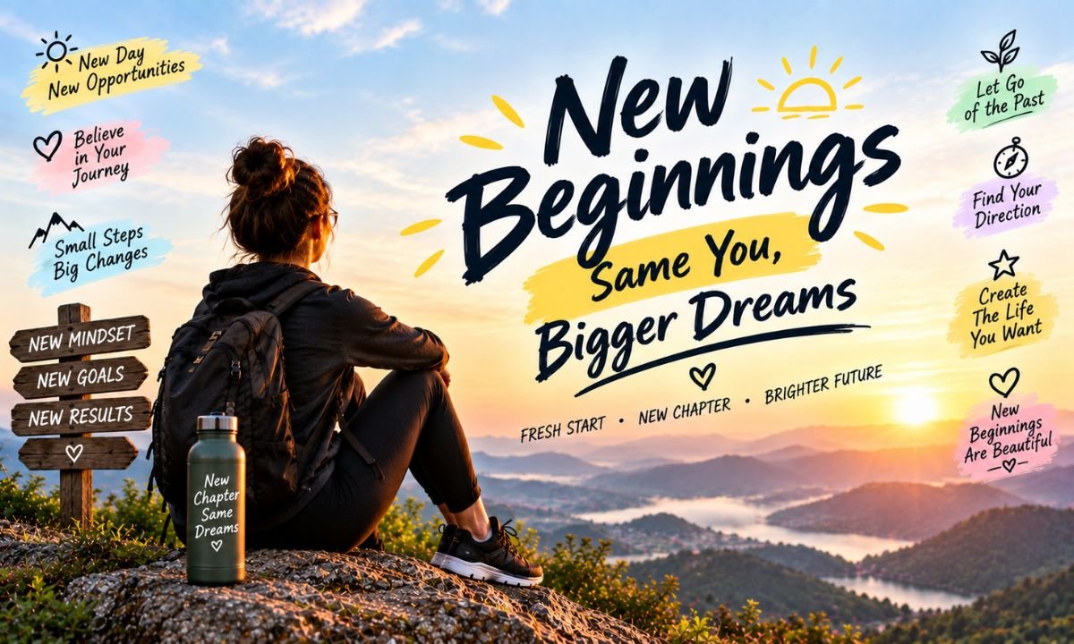 New Beginnings Motivational Captions for Instagram New Beginnings Motivational Captions for Instagram