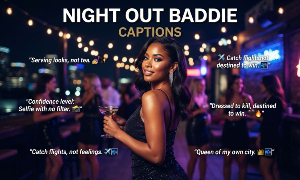 Night Out Baddie Captions