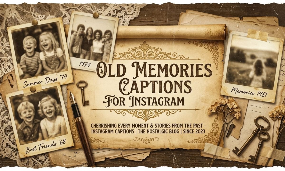 Old Memories Captions for Instagram