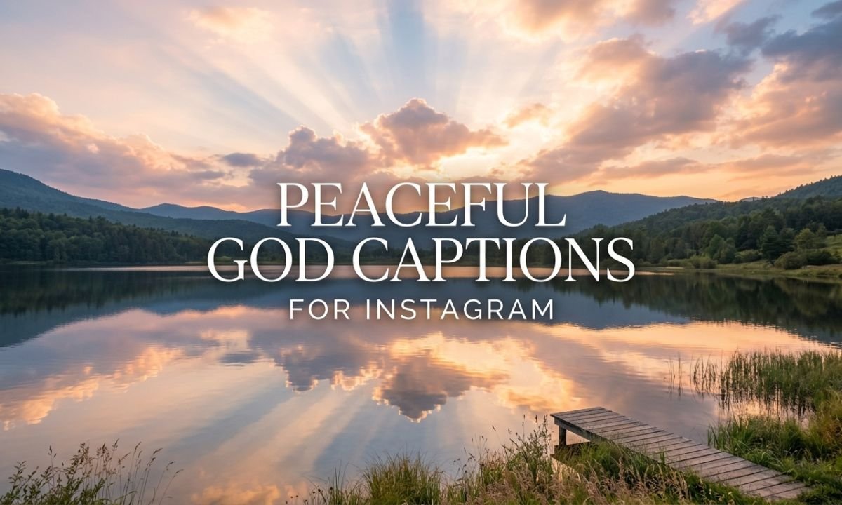 Peaceful God Captions for Instagram