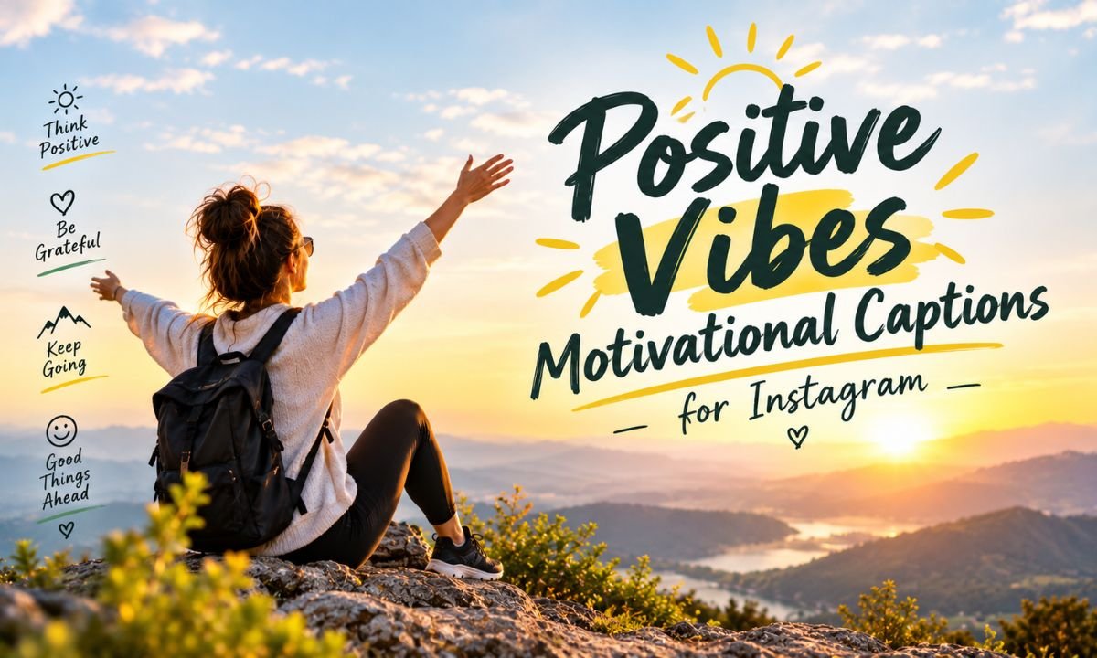 Positive Vibes Motivational Captions for Instagram Positive Vibes Motivational Captions for Instagram