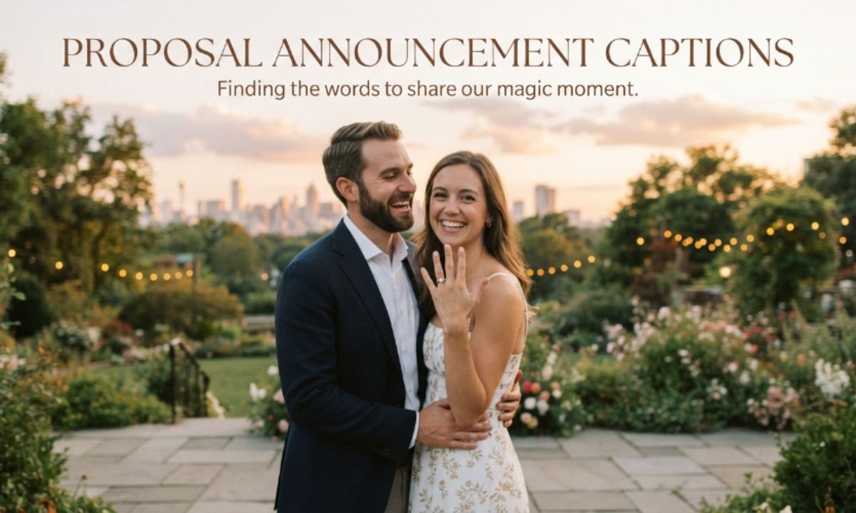 Proposal Announcement Captions
