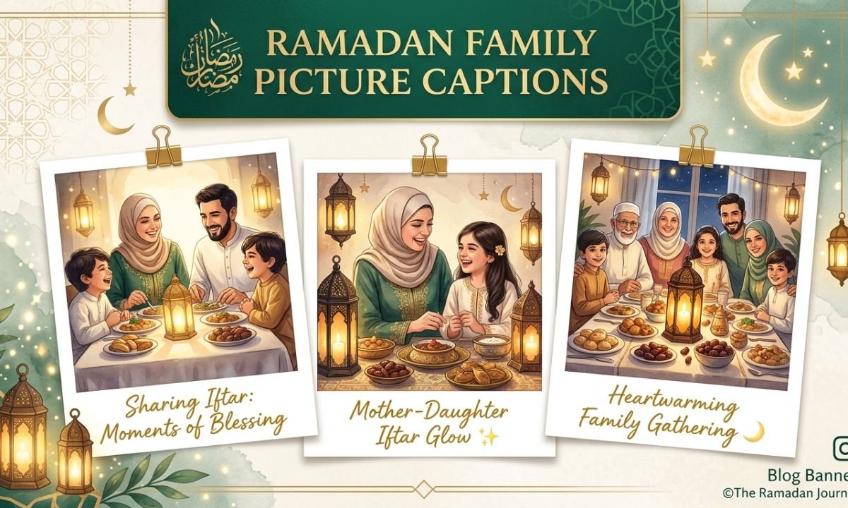 Ramadan Family Picture Captions for Instagram