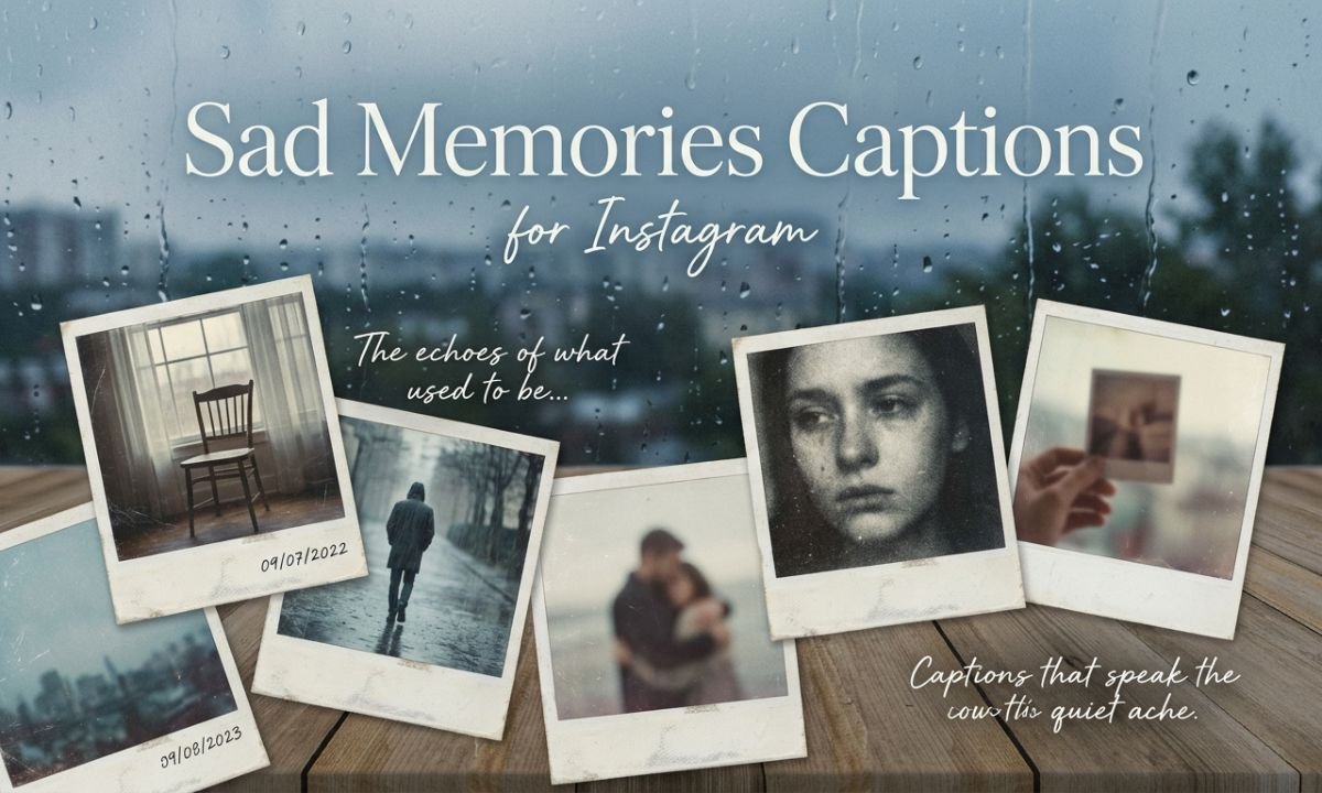 Sad Memories Captions for Instagram
