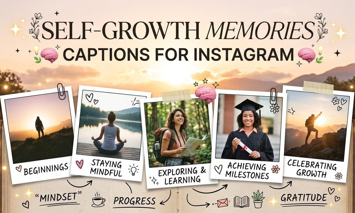 Self-Growth Memories Captions for Instagram