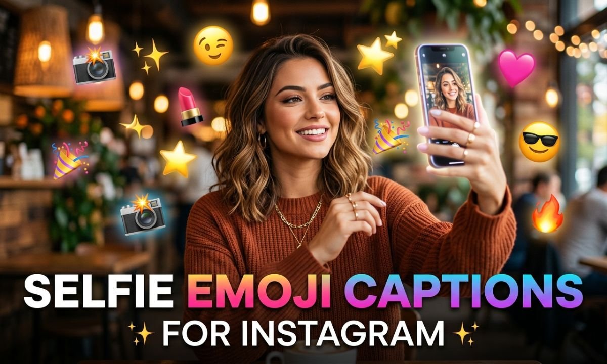 Selfie Emoji Captions for Instagram