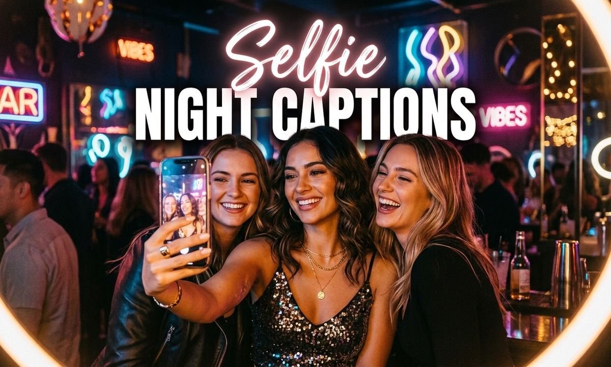 Selfie Night Captions