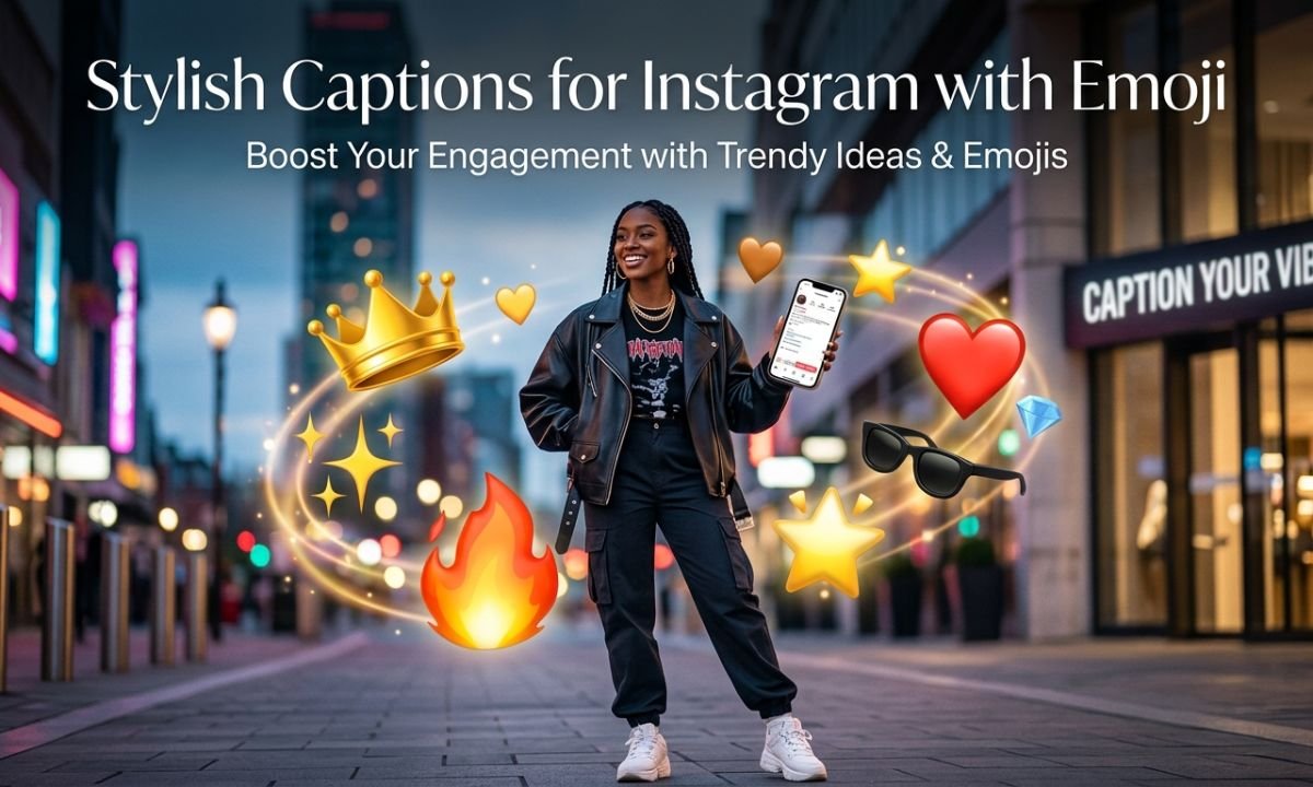Stylish Captions for Instagram with Emoji