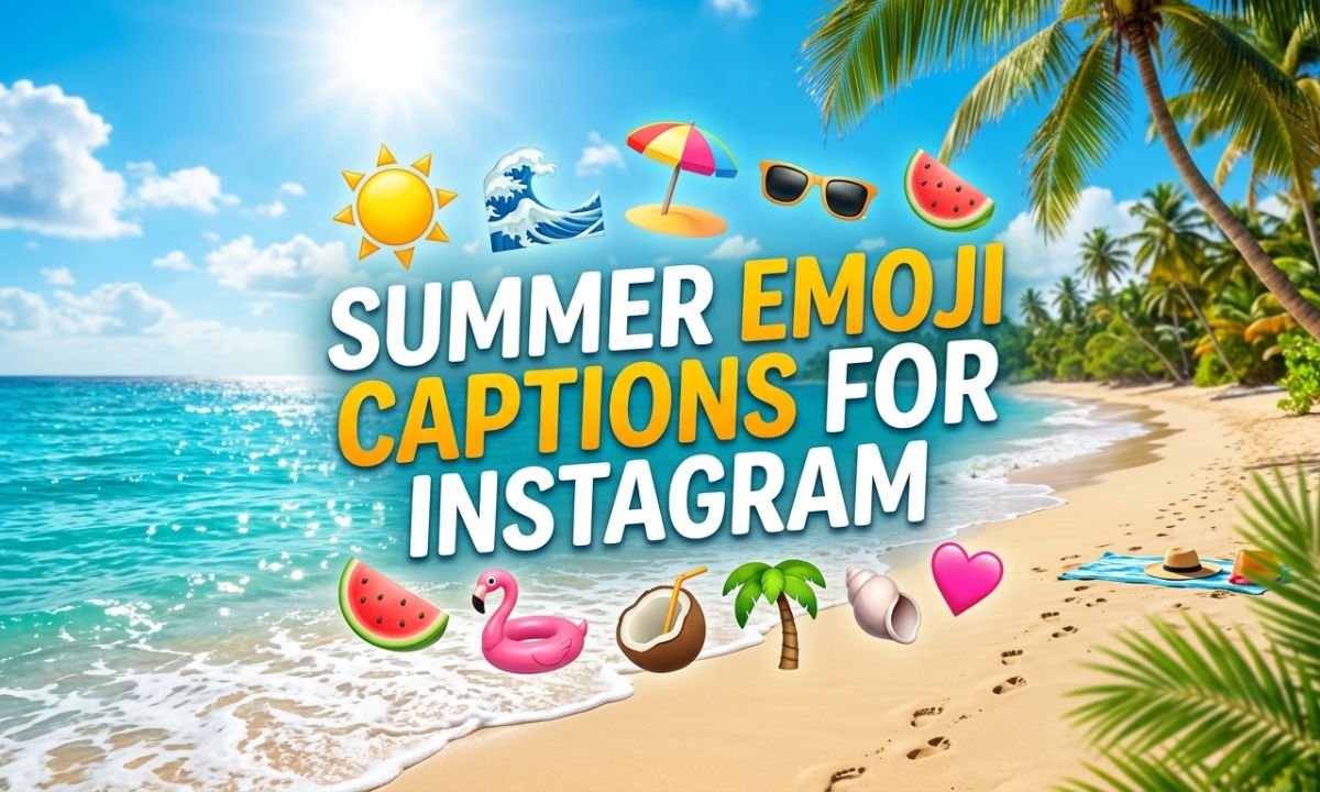 Summer Emoji Captions for Instagram