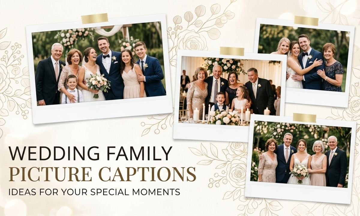 Wedding Family Picture Captions