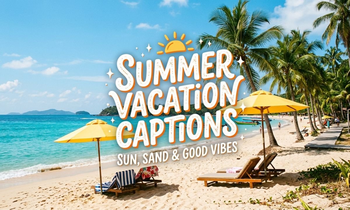 ☀️ Summer Vacation Captions
