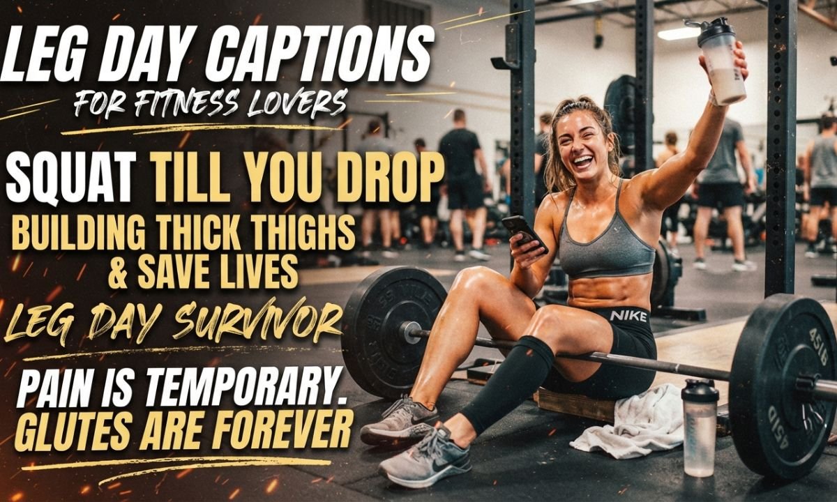 ❤️ Leg Day Captions for Fitness Lovers