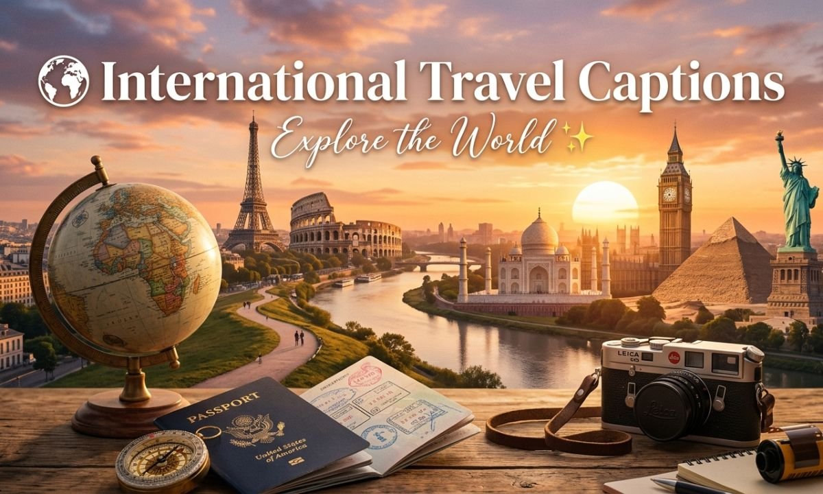 🌍 International Travel Captions