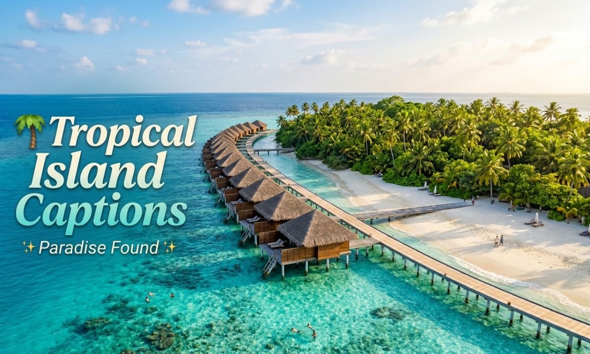 🌴 Tropical Island Captions