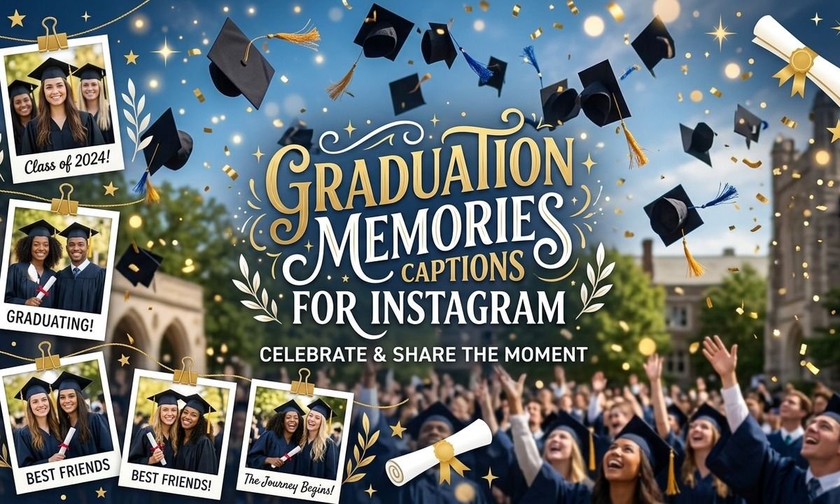 Graduation Memories Captions for Instagram