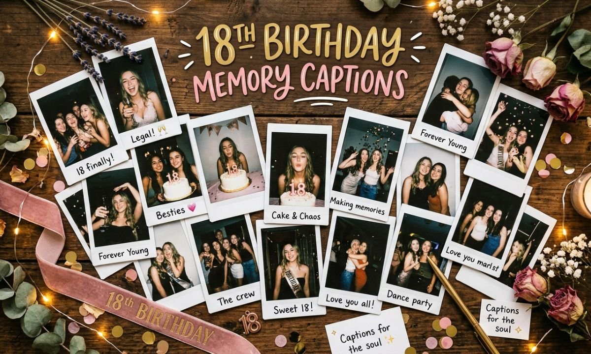 18th Birthday Memory Captions 18th Birthday Memory Captions