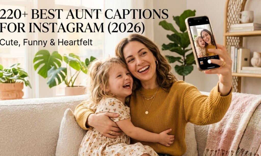 220+ Best Aunt Captions for Instagram (2026) – Cute, Funny & Heartfelt