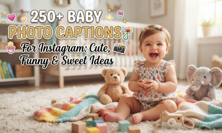 250+ Baby Photo Captions for Instagram: Cute, Funny & Sweet Ideas 