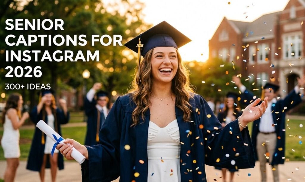 300+ Senior Captions for Instagram (2026) – Short, Aesthetic & Unique Quotes