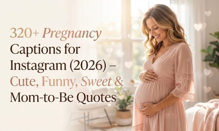 320+ Pregnancy Captions for Instagram (2026) – Cute, Funny, Sweet & Mom-to-Be Quotes 