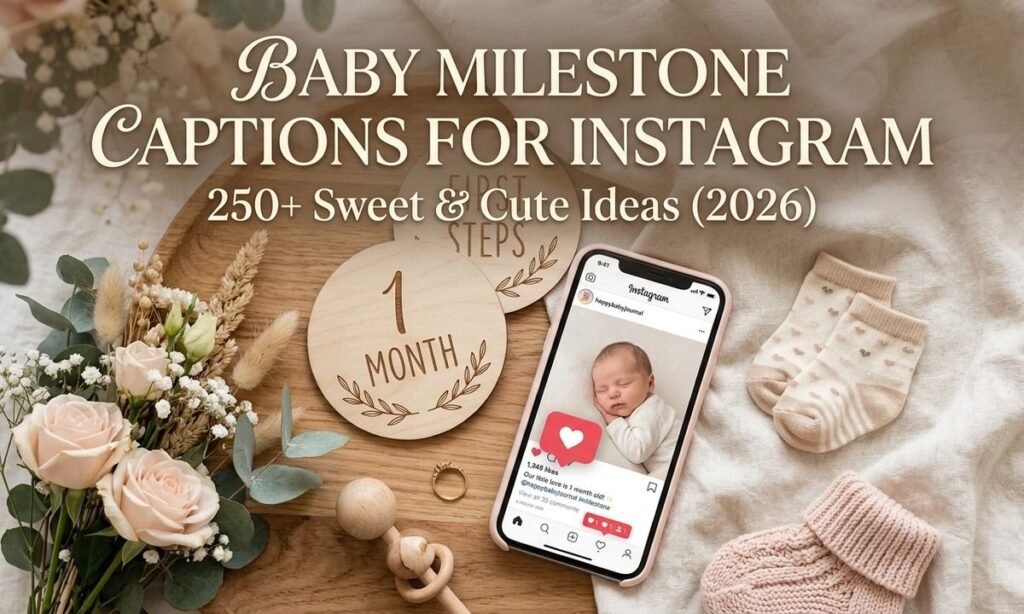 Baby Milestone Captions For Instagram 250+ Sweet & Cute Ideas (2026)