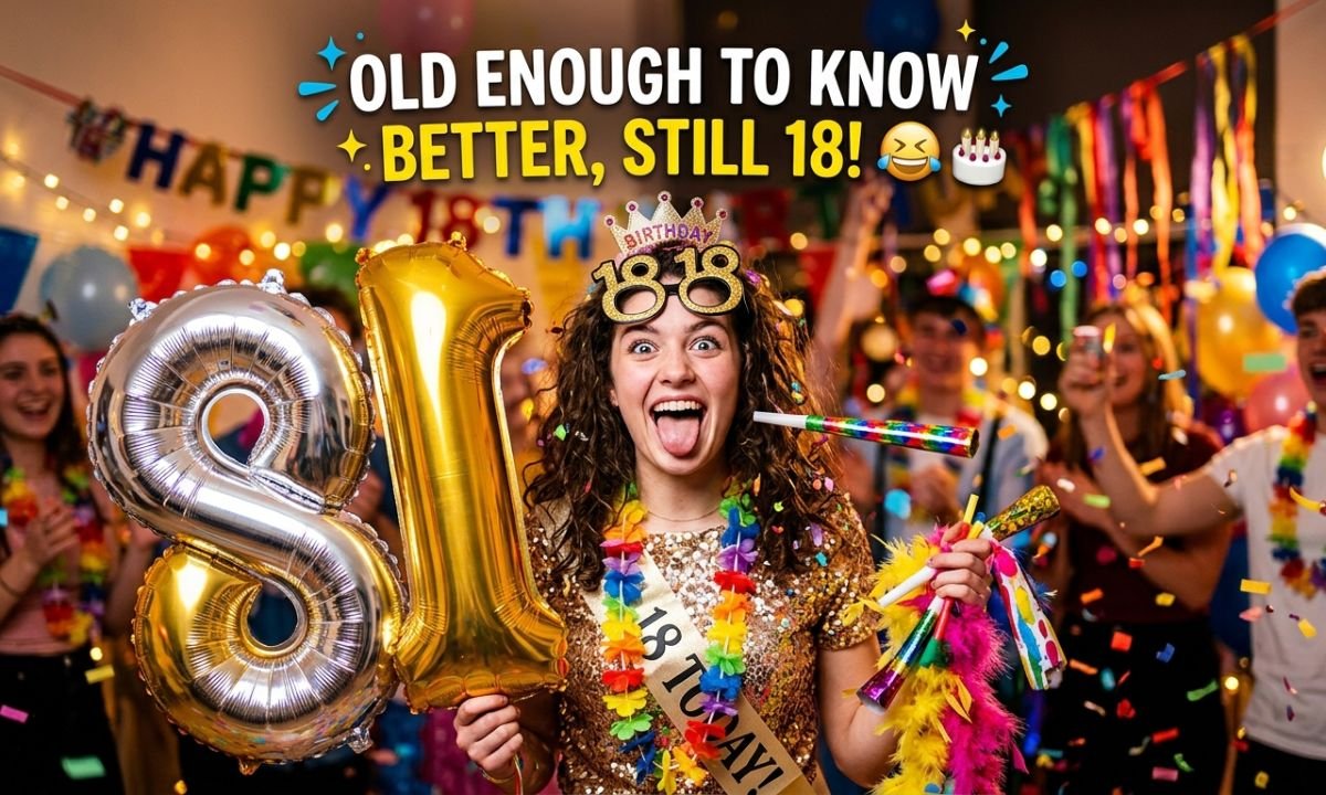 Hilarious 18th Birthday Captions Hilarious 18th Birthday Captions