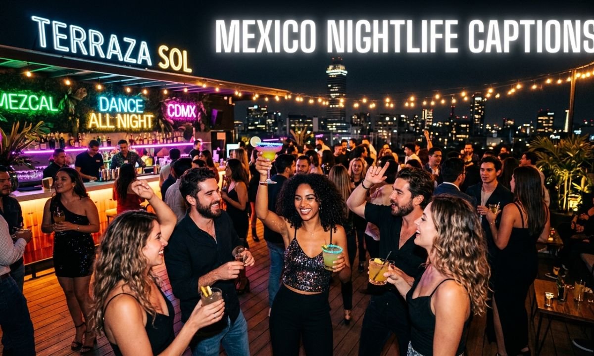 Mexico Nightlife Captions