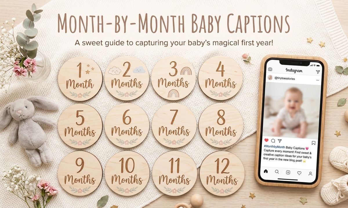 Month-by-Month Baby Captions