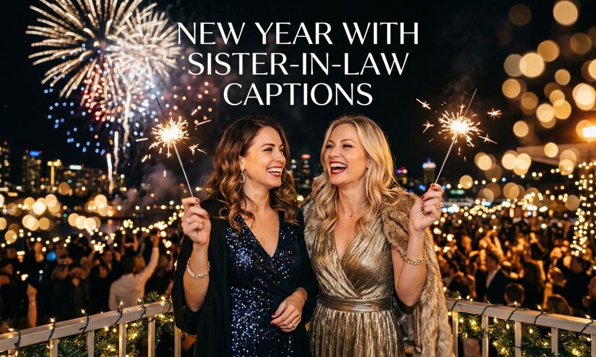 New Year with Sister-in-Law Captions