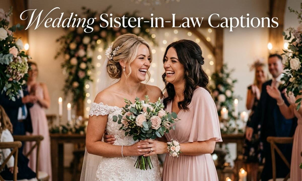 Wedding Sister-in-Law Captions