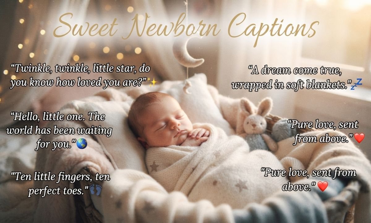 🌙 Sweet Newborn Captions 